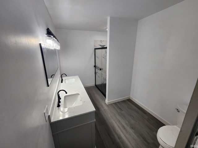 1584 Snyder St, Wabash, IN 46992 - bathroom with double vanity and wood finished floors