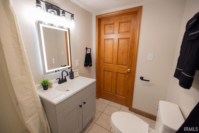 3529 S Walnut St, Muncie, IN 47304 - bathroom featuring vanity and tile patterned flooring