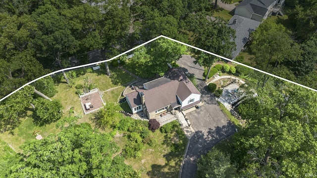 1730 Oak Park Dr, South Bend, IN 46617 - aerial overview of property's location with property boundaries highlighted