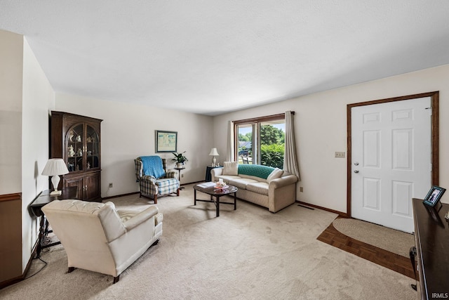12199 Fields Farm Ct, Granger, IN 46530 - living area with light carpet and baseboards