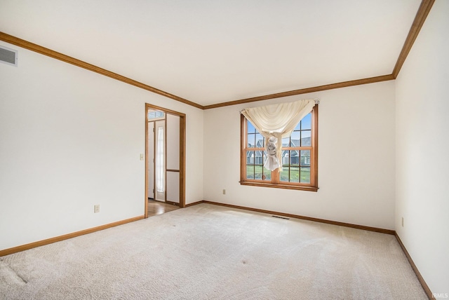 52206 Filbert Rd, Granger, IN 46530 - empty room featuring light carpet and ornamental molding