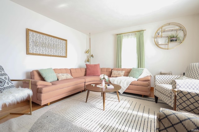 7420 S Fairfax Rd, Bloomington, IN 47401 - living area with wood finished floors