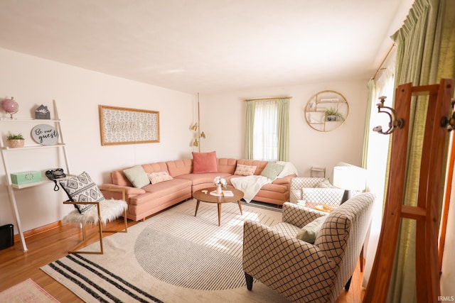 7420 S Fairfax Rd, Bloomington, IN 47401 - living room featuring wood finished floors