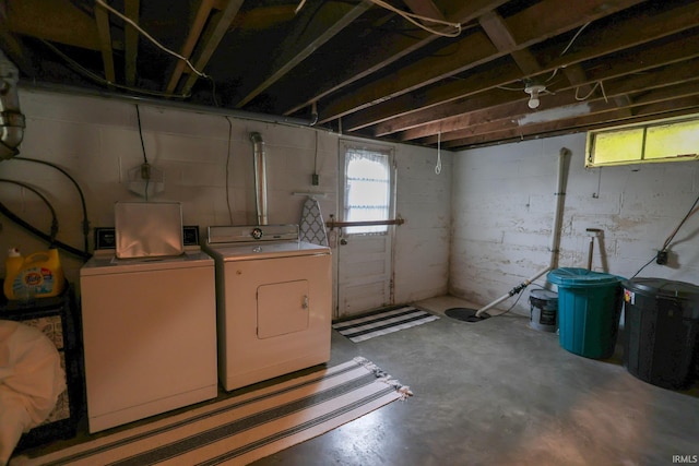 7420 S Fairfax Rd, Bloomington, IN 47401 - below grade area with separate washer and dryer