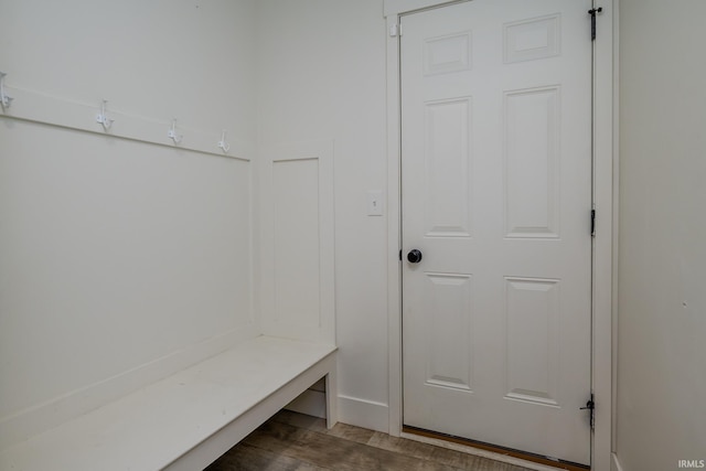 305 Hill Top Ct, New Carlisle, IN 46552 - mudroom with wood finished floors and baseboards