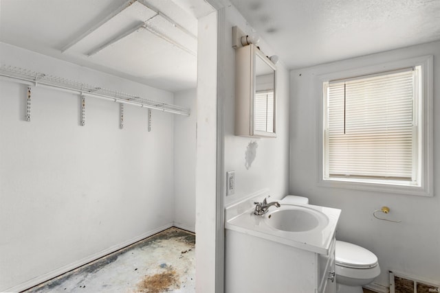 906 S Union St, Kokomo, IN 46901 - bathroom featuring vanity and unfinished concrete floors