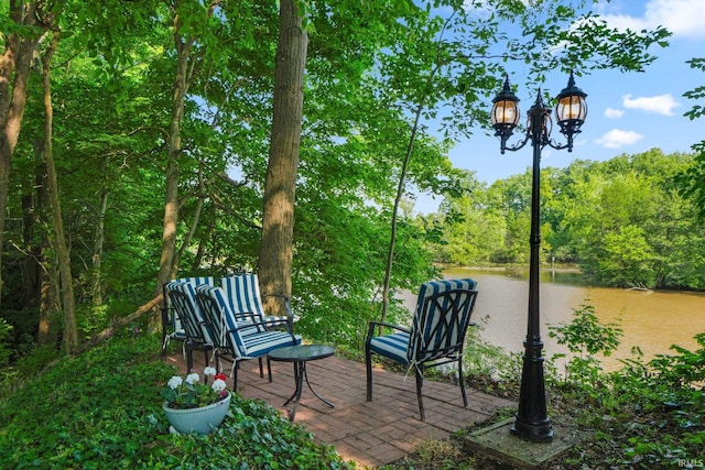 12217 Bay Heights Blvd, Grabill, IN 46741 - surrounding community with a water view and a view of trees