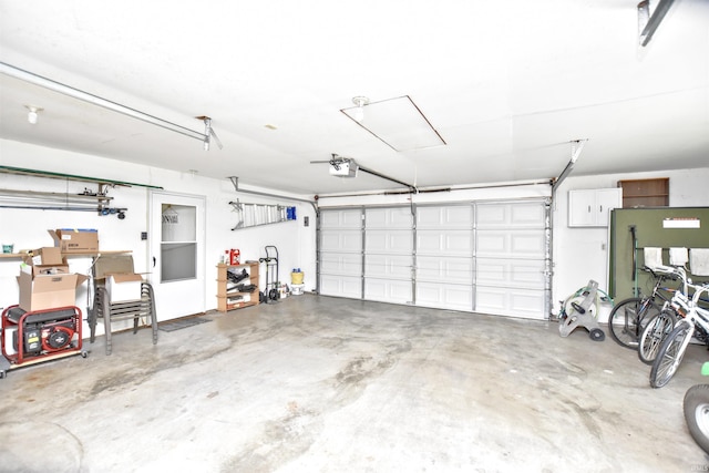 2885 E Bradford Ct, Monon, IN 47959 - garage featuring a garage door opener