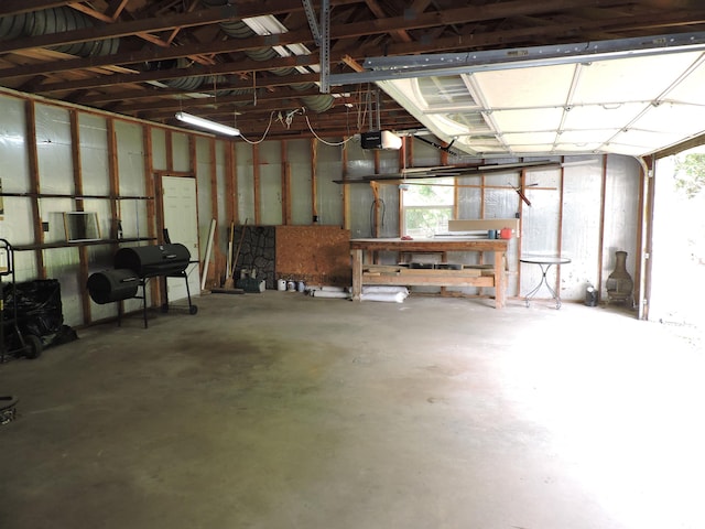 5294 W Finch Rd, Claypool, IN 46510 - garage featuring a garage door opener