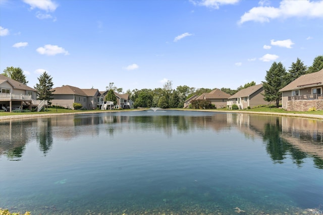 6615 Leeway Dr, South Bend, IN 46628 - water view with nearby suburban area