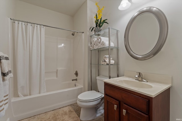 6615 Leeway Dr, South Bend, IN 46628 - bathroom with shower / bath combo with shower curtain and vanity