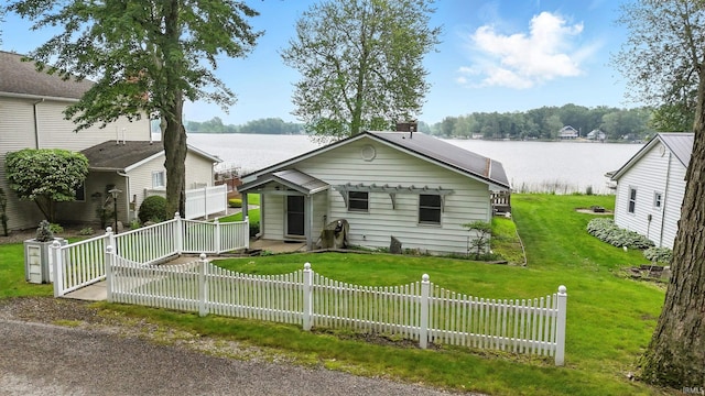1385 S 460 E, Lagrange, IN 46761 - view of front of home featuring a water view and a chimney