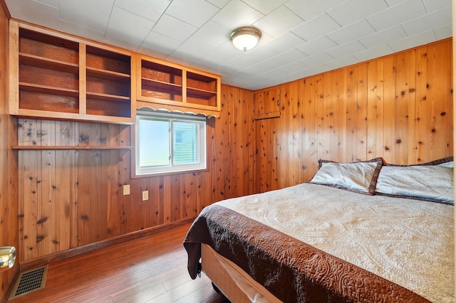 1385 S 460 E, Lagrange, IN 46761 - bedroom featuring wood finished floors and wooden walls