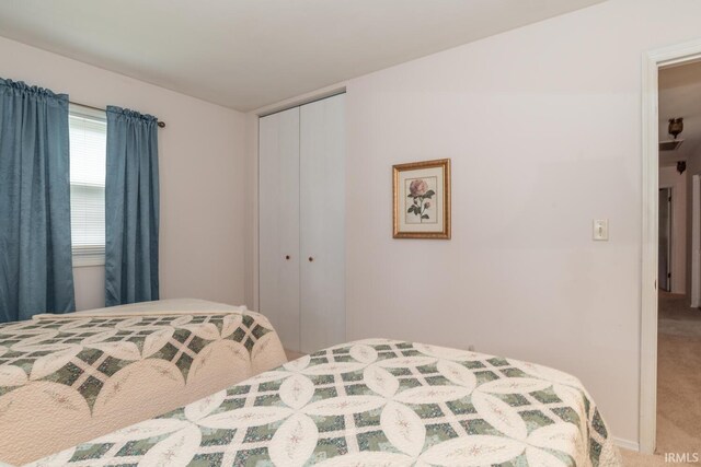 4525 W Middle Ct, Bloomington, IN 47403 - bedroom featuring a closet and carpet flooring