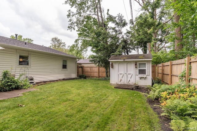 4525 W Middle Ct, Bloomington, IN 47403 - fenced backyard with a storage shed