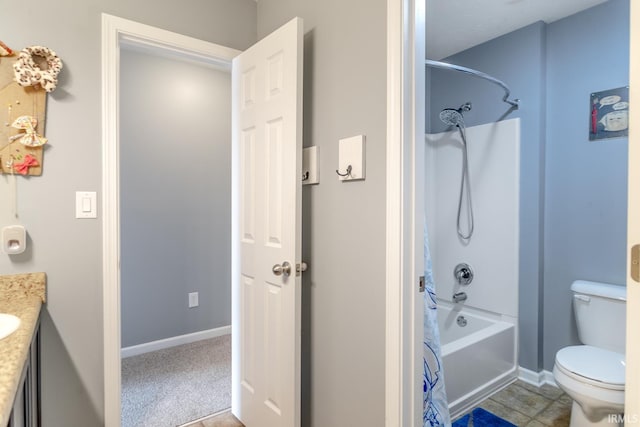 297 Indigo St, Lafayette, IN 47909 - full bathroom with vanity and shower / bath combination with curtain