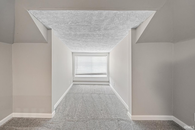 621 S 28th St, Lafayette, IN 47904 - hall featuring carpet flooring and a textured ceiling