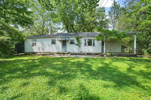 309 Highland Dr, West Lafayette, IN 47906 - view of front of home featuring a front lawn