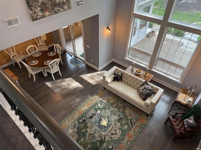 1285 E Zinnia Dr, Bloomington, IN 47401 - living area featuring wood finished floors