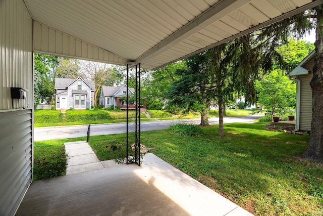 115 S 27th St, Lafayette, IN 47904 - view of patio with a residential view