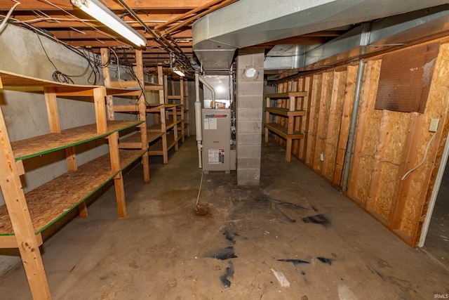 18633 Cleveland Rd, South Bend, IN 46637 - unfinished below grade area with heating unit