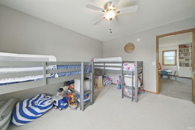 14628 Firethorne Path, Fort Wayne, IN 46814 - carpeted bedroom featuring a ceiling fan