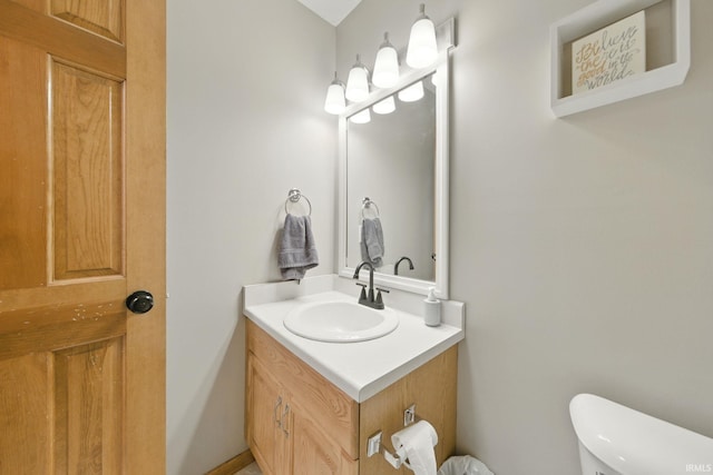 14628 Firethorne Path, Fort Wayne, IN 46814 - bathroom with toilet and vanity