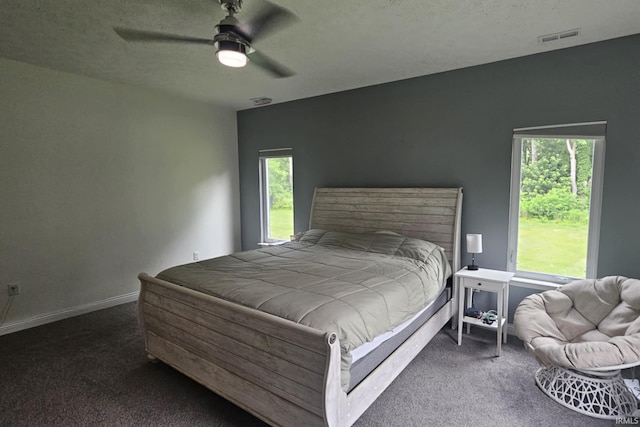 1014 Happy Hollow Rd, West Lafayette, IN 47906 - carpeted bedroom featuring ceiling fan and baseboards