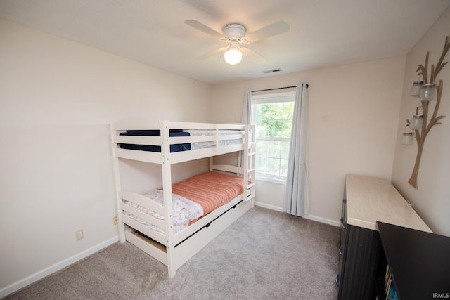 1914 Bayberry Ln, West Lafayette, IN 47906 - bedroom featuring carpet flooring and ceiling fan