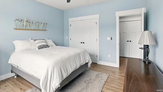 420 Catherwood Dr Unit 3, West Lafayette, IN 47906 - bedroom featuring light wood-style flooring and a closet