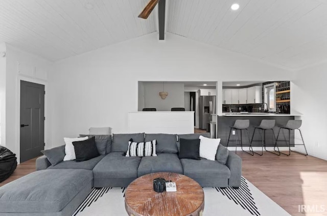 52354 Forestbrook Ave, South Bend, IN 46637 - living room featuring wood finished floors and recessed lighting