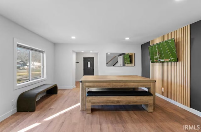 52354 Forestbrook Ave, South Bend, IN 46637 - dining space with wood finished floors and recessed lighting
