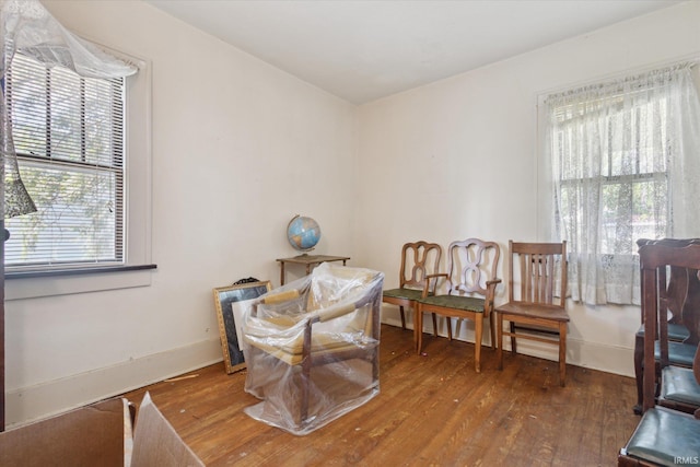 317 N Sunnyside Ave, South Bend, IN 46617 - sitting room with hardwood / wood-style flooring and baseboards