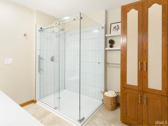 2133 Blue Harbor Dr, Fort Wayne, IN 46804 - full bath with a stall shower and a textured ceiling