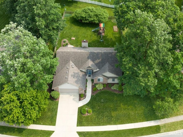 2133 Blue Harbor Dr, Fort Wayne, IN 46804 - view from above of property