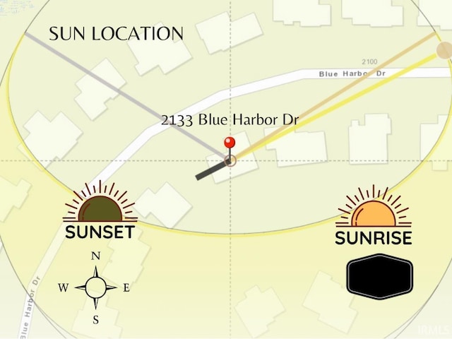 2133 Blue Harbor Dr, Fort Wayne, IN 46804 - map / location