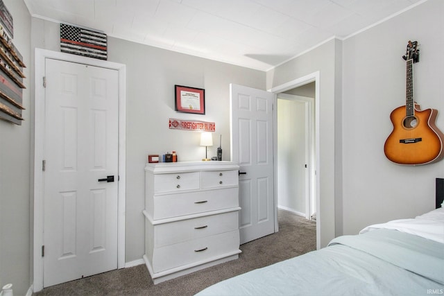 2734 Hawthorne St, Elkhart, IN 46517 - carpeted bedroom with ornamental molding and baseboards