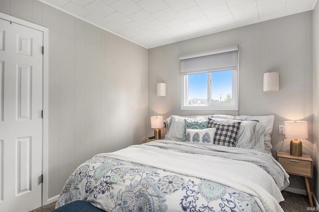 2734 Hawthorne St, Elkhart, IN 46517 - bedroom featuring wood walls