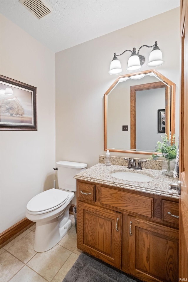 4416 Lakeshore Dr, Kokomo, IN 46902 - half bath featuring vanity and tile patterned floors