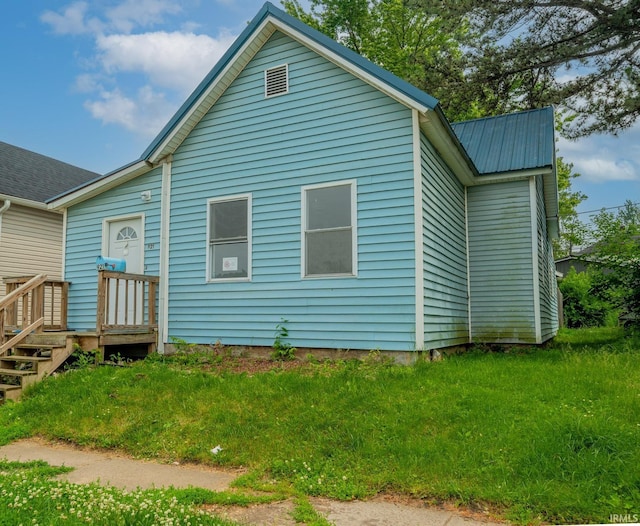 921 Race St, Logansport, IN 46947 - rear view of house with a metal roof