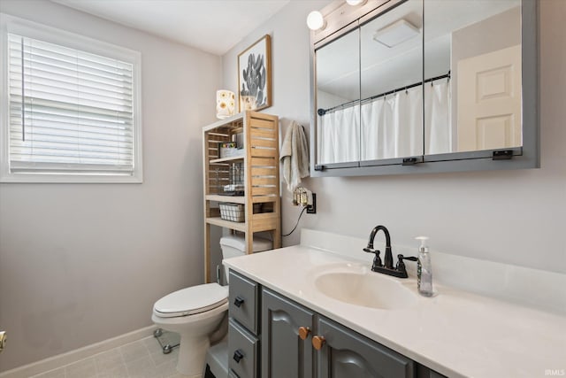 439E 17th St, Mishawaka, IN 46544 - bathroom with vanity and a shower with shower curtain