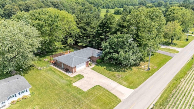 3076 N 450 Rd E, Logansport, IN 46947 - view from above of property