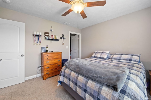 1869 Paloma Ct, Lafayette, IN 47909 - bedroom featuring light carpet and ceiling fan