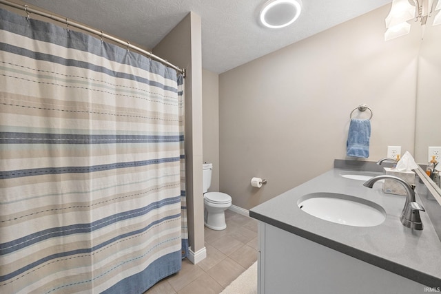 1869 Paloma Ct, Lafayette, IN 47909 - full bathroom featuring double vanity, tile patterned floors, and a shower with shower curtain
