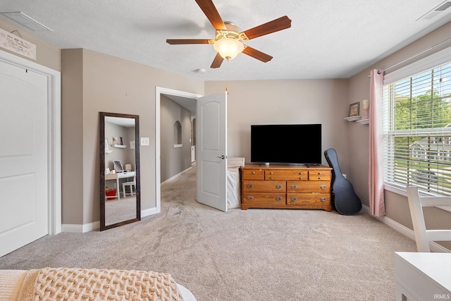 1869 Paloma Ct, Lafayette, IN 47909 - carpeted bedroom with baseboards and a ceiling fan