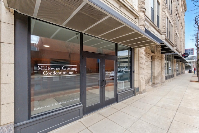 112 W Washington Blvd Unit 329, Fort Wayne, IN 46802 - property entrance with stone siding