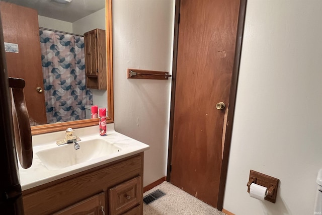 615 Springbrook Rd, Fort Wayne, IN 46825 - bathroom featuring vanity and a shower with shower curtain