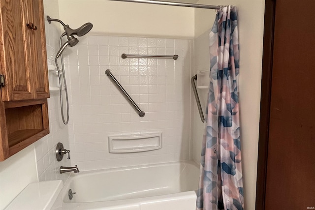 615 Springbrook Rd, Fort Wayne, IN 46825 - bathroom with shower / bathtub combination with curtain