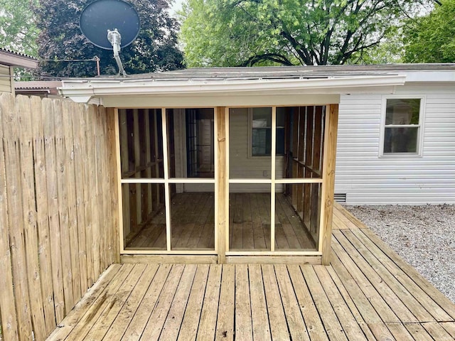 210 Gladstone Dr, Wabash, IN 46992 - view of wooden deck