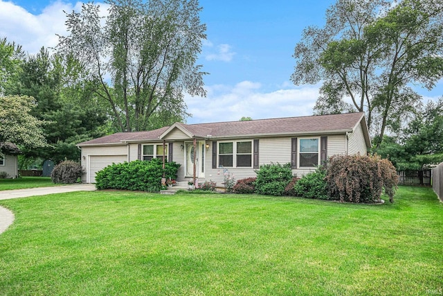 205 Par Blvd, Bristol, IN 46507 - ranch-style house featuring a garage and concrete driveway
